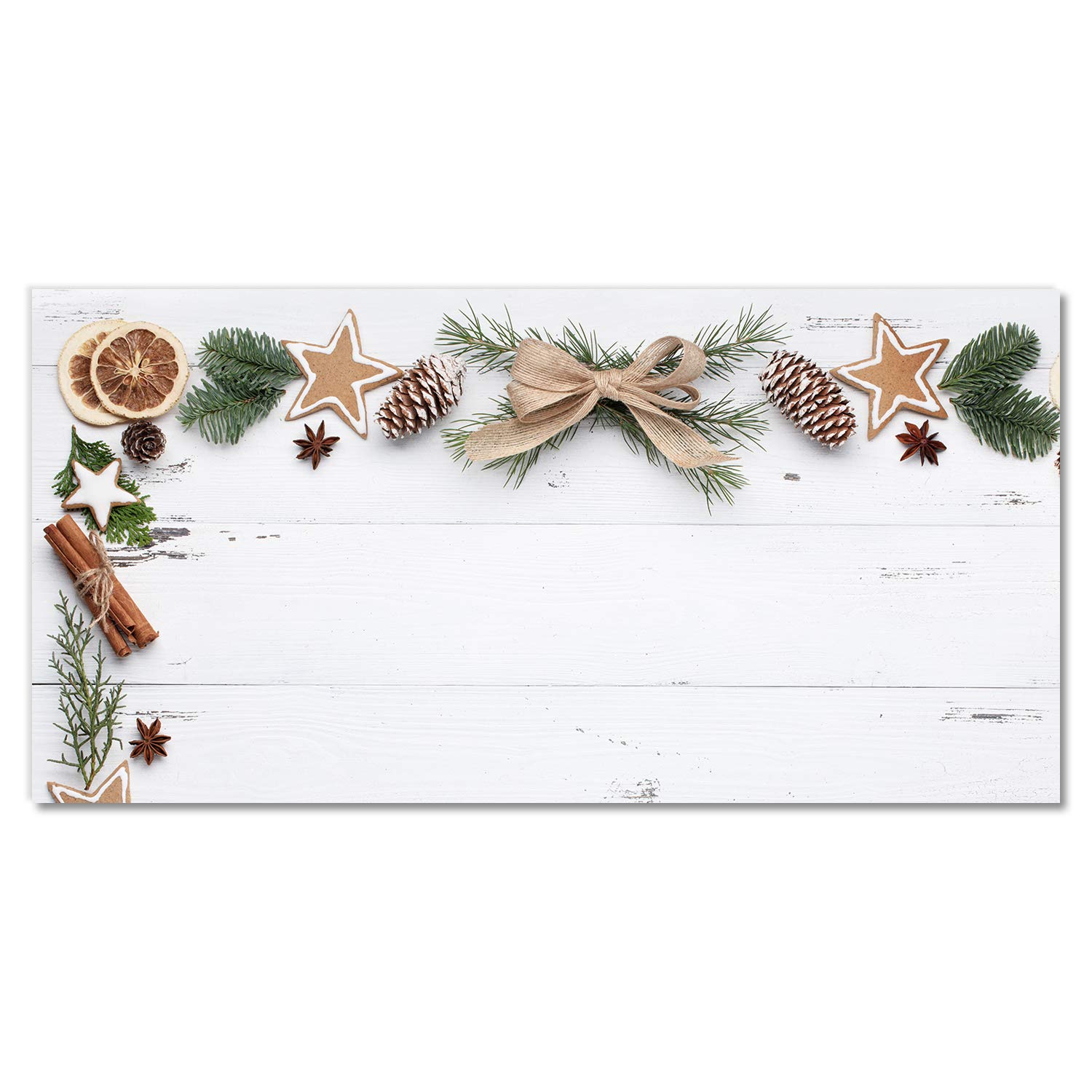 Image de Noël sur verre trempé Tulup 100x50 cm réveillez vos souvenirs d'enfance