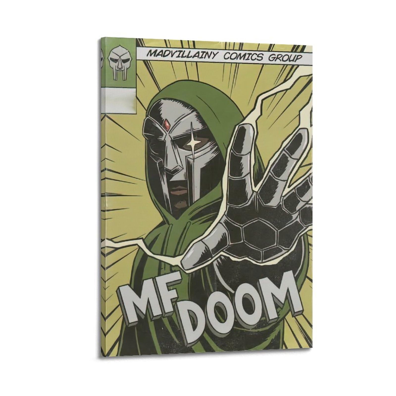 Witin Mf Doom Poster Dr Doom Decorative Canvas Family Bedroom Picture Painting 08X12inch(20X30cm)