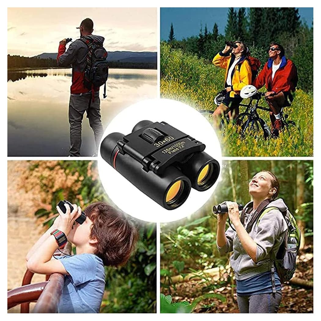 Jumelles compactes pliables à longue portée,n'aime 30x60,mini télescope