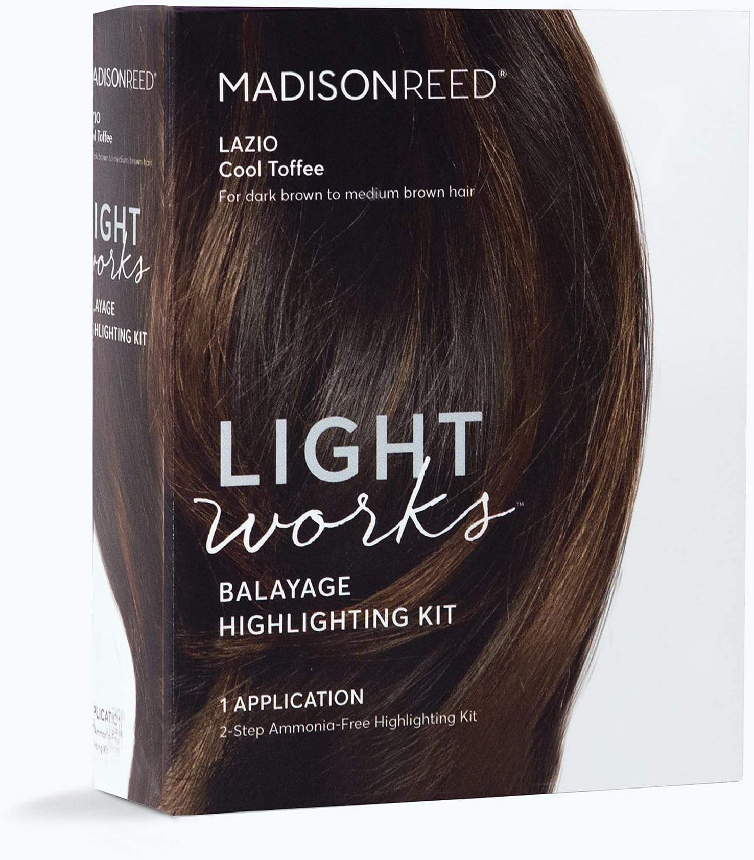 Light Works Balayage Highlighting Kit, Creates Natural-Looking Cool Toffee Highlights (Lazio - Brown), Amonia Free, Cruelty Free, 2 Step Process That Lightens & Tones Hair
