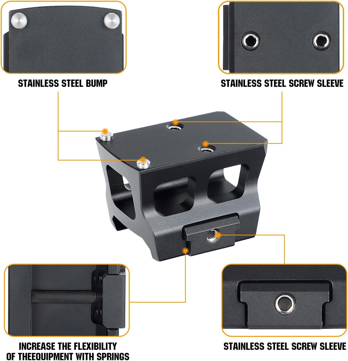 ohhunt Red Dot Adapter Riser Mount Picatinny