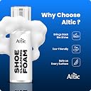 Altic Shoe Cleaning Kit with free brush - Foam Cleaner (150ml), Medium Bristle Brush & Sports Shoe Sneakers and canvas Cleaner | stain remover shoe Foam gallery image