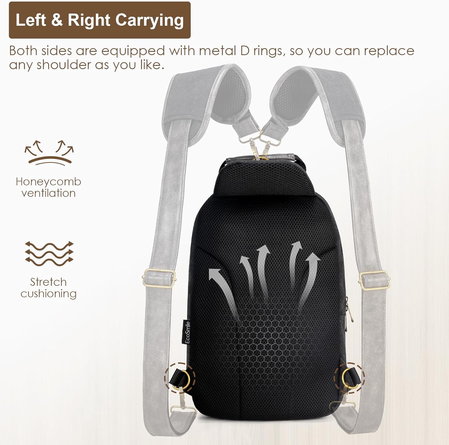Canvas Messenger Bag Sling Bag Crossbody Shoulder Bag for Men Women Travel Work Satchel Bags