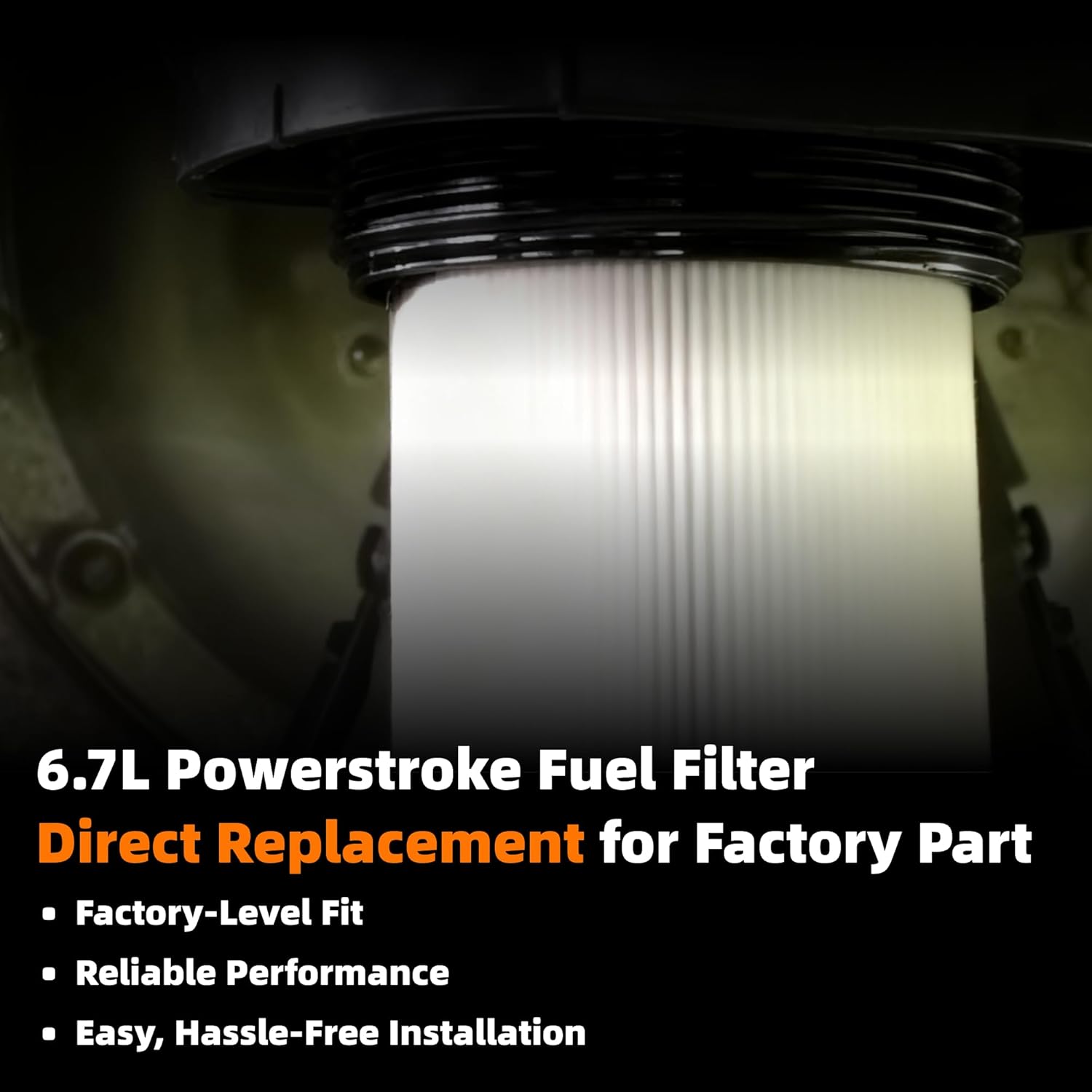 3-Pack Fuel & Oil Filter Set Compatible with Ram 2500 3500 4500 5500 6.7L Cummins Diesel (2025–2026), 2 Fuel Filters 68677800AA + 1 Oil Filter 68677810AA