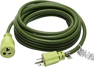 NemaTech Indoor/Outdoor NEMA 5-20P To 5-20R, 12AWG 20AMP 125V 2500W Extension Cable (25 ft)