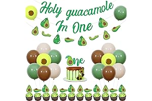 Sursurprise Avocado 1st Birthday Party Decorations