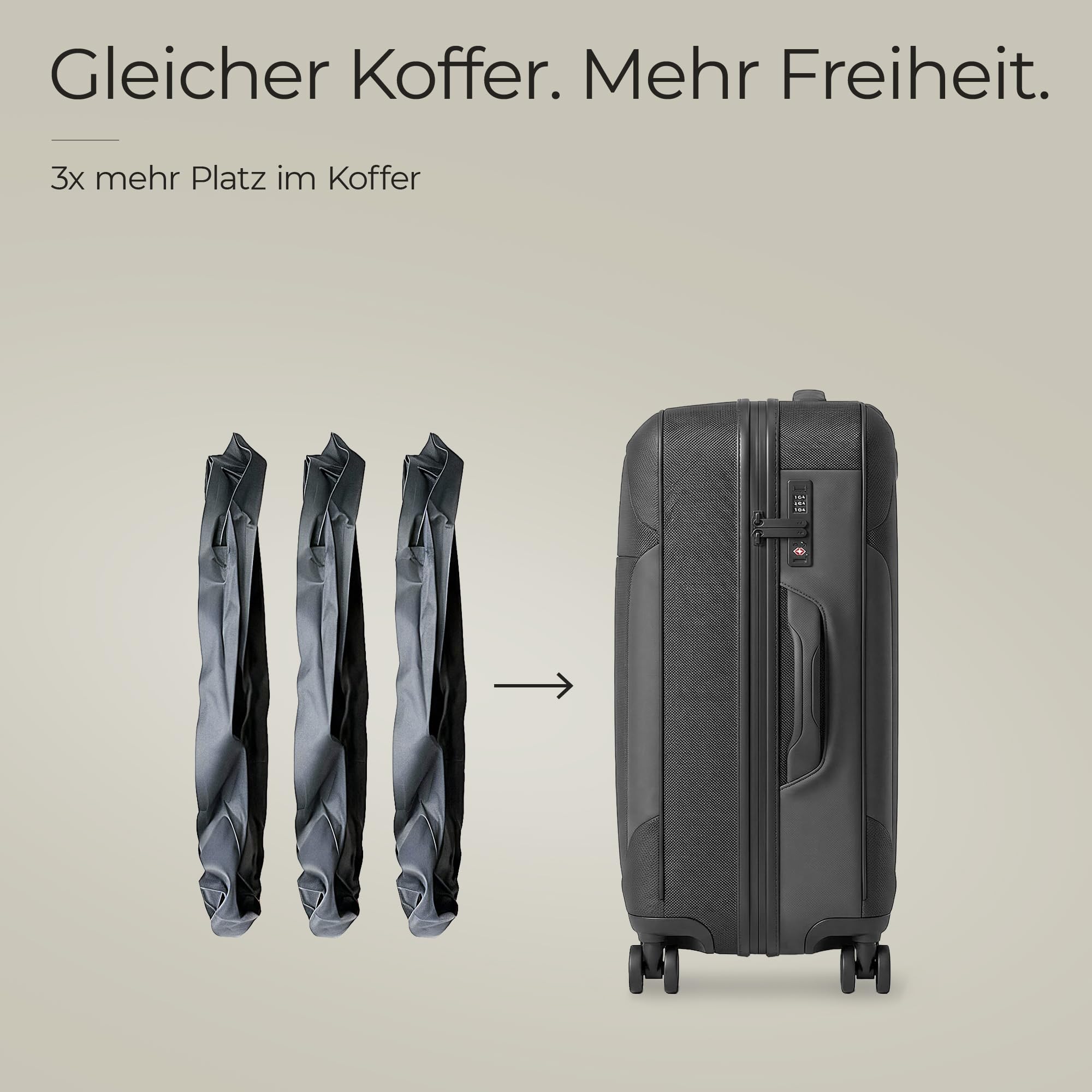 Jaimie Jacobs Vakuumtasche – Kompressionsbeutel für Kleidung & Reise – Wiederverwendbar, luftdicht, wasserdicht, geruchsdicht & ideal für Koffer, Rucksack & Handgepäck (ohne elektrische Pumpe)