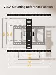 monTEK Ultra Slim TV Wall Mount for Most 43-90 inch TVs, 1.1" Thin Low Profile TV Bracket, Full Motion TV Mount Dual Swivel Articulating Tilt 6 Arms, Max VESA 600x400mm, Up to 132lbs, 16"/18" Studs