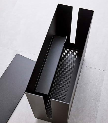 Miniatura 2 de YAMAZAKI Home Tower Rolling Cable Management Cable Power StripProtector de sobretensiones Organizador de almacenamiento para oficina o dormitorio -