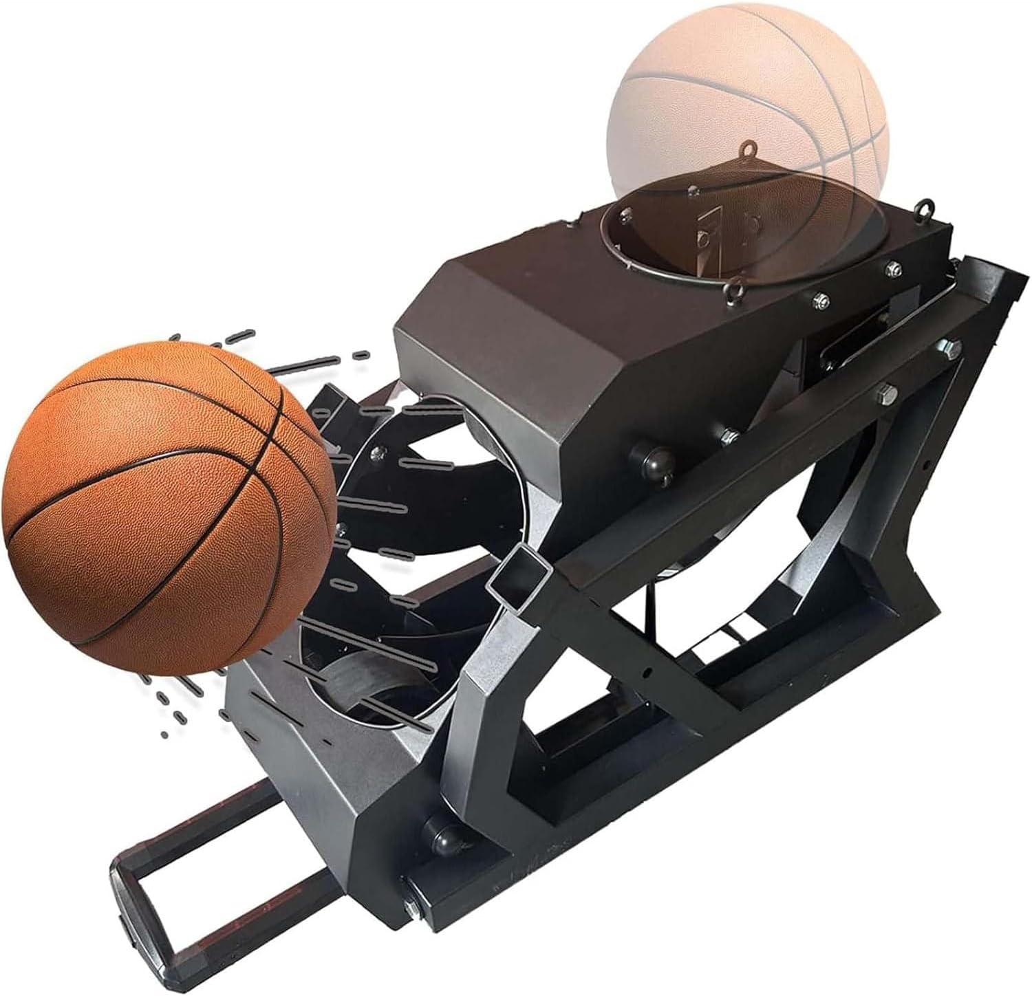 Automatic Basketball Shooting Machine with Return System, Dual-Use Rebounder for Court Training and Practice