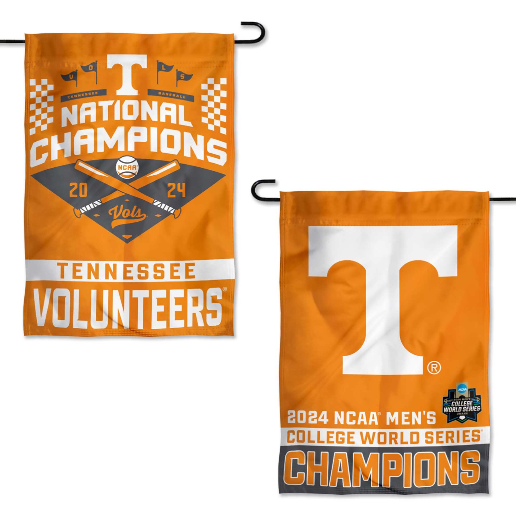 Double Sided Polyester Tennessee Volunteers Winter Snow Garden Flag -  12.5x18 Inch Holiday Banner Volunteers Holiday Decor, image size:1800x1800
