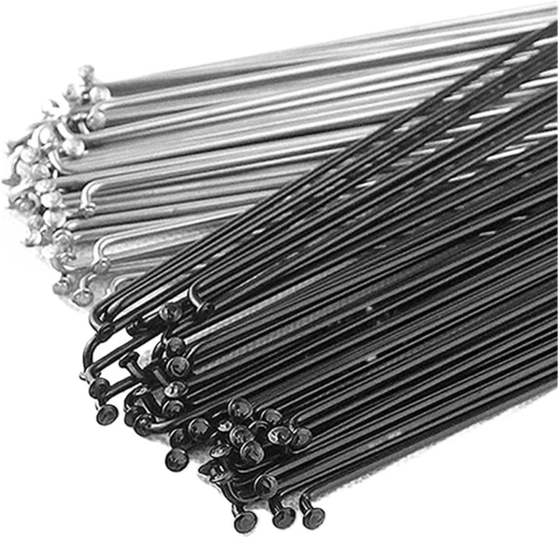 Bicycle Spokes Bike 36pcs Bicycle Stainless Steel Spokes High Strength Bend with Nipples MTB/Road Bike Spokes for All Bikes