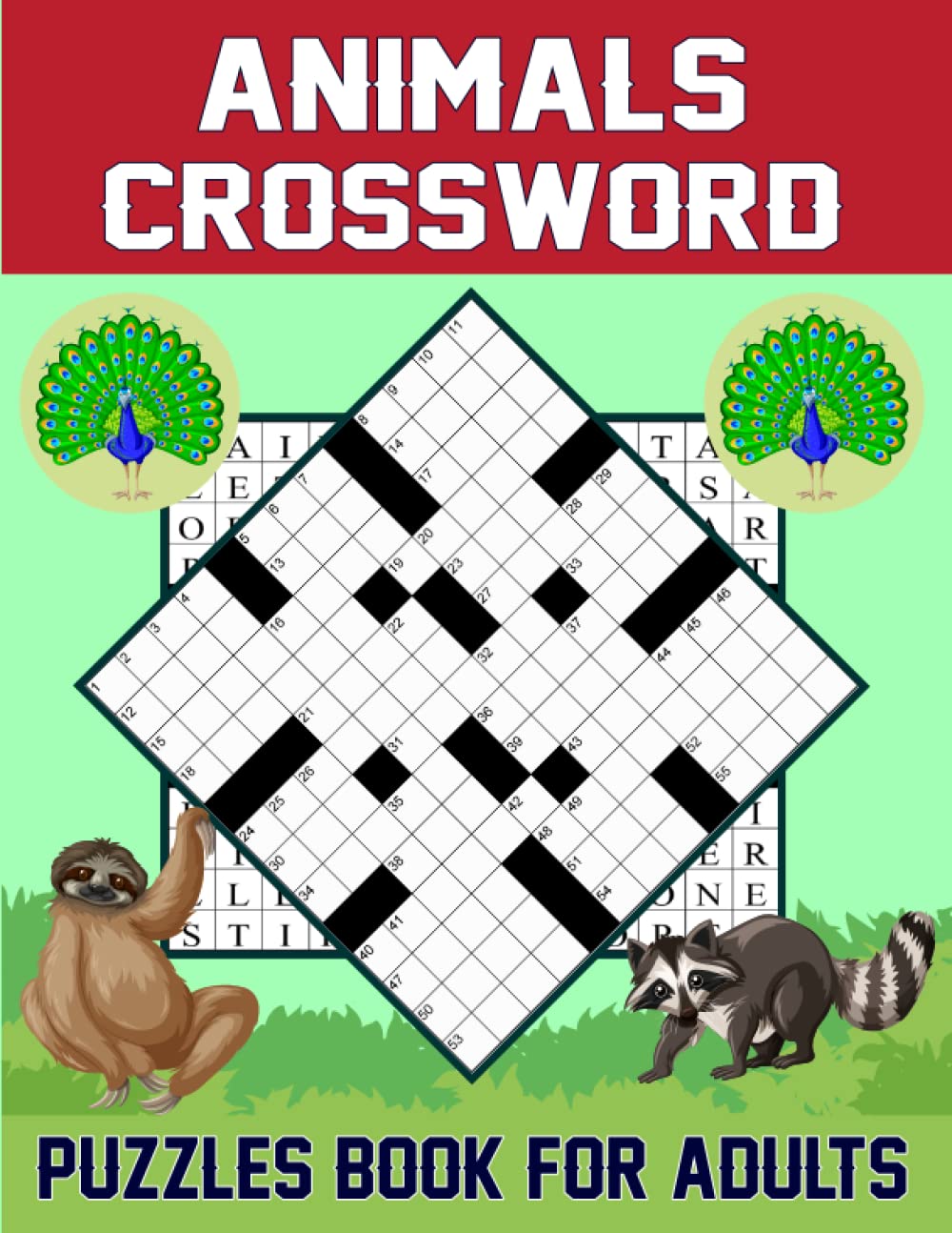 Animals Crossword Puzzles Book For Adults: Animal Themed Puzzles To Boost Your Brain