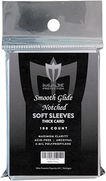 Max Protection Notched Penny Sleeves - Archival-Safe - 100 Count