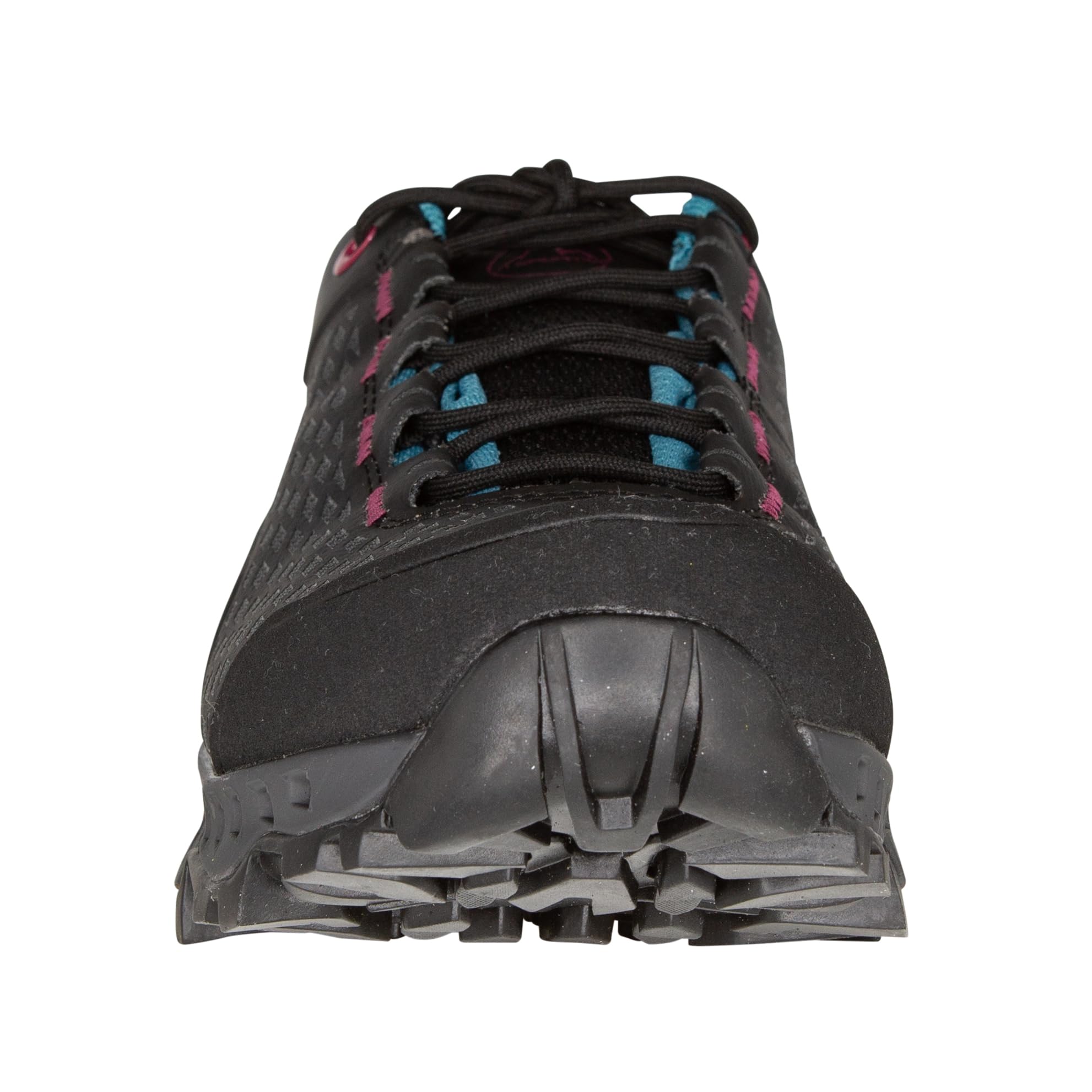 La Sportiva Spire GTX - Zapatos de senderismo impermeables para mujer, Negro/Topacio, 37.5 EU