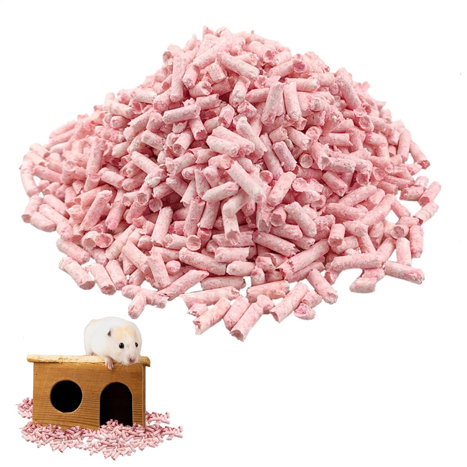 Literie pour hamster colorée idéale pour aménager les cabanes et tunnels