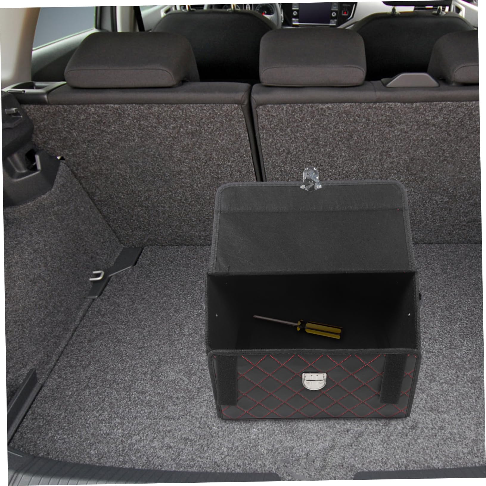 PRETYZOOM Organizzatore Per Bagagliaio Pelle Contenitore Pieghevole Per Suv Organizer Per Spesa Accessori Per Organizzazione Auto