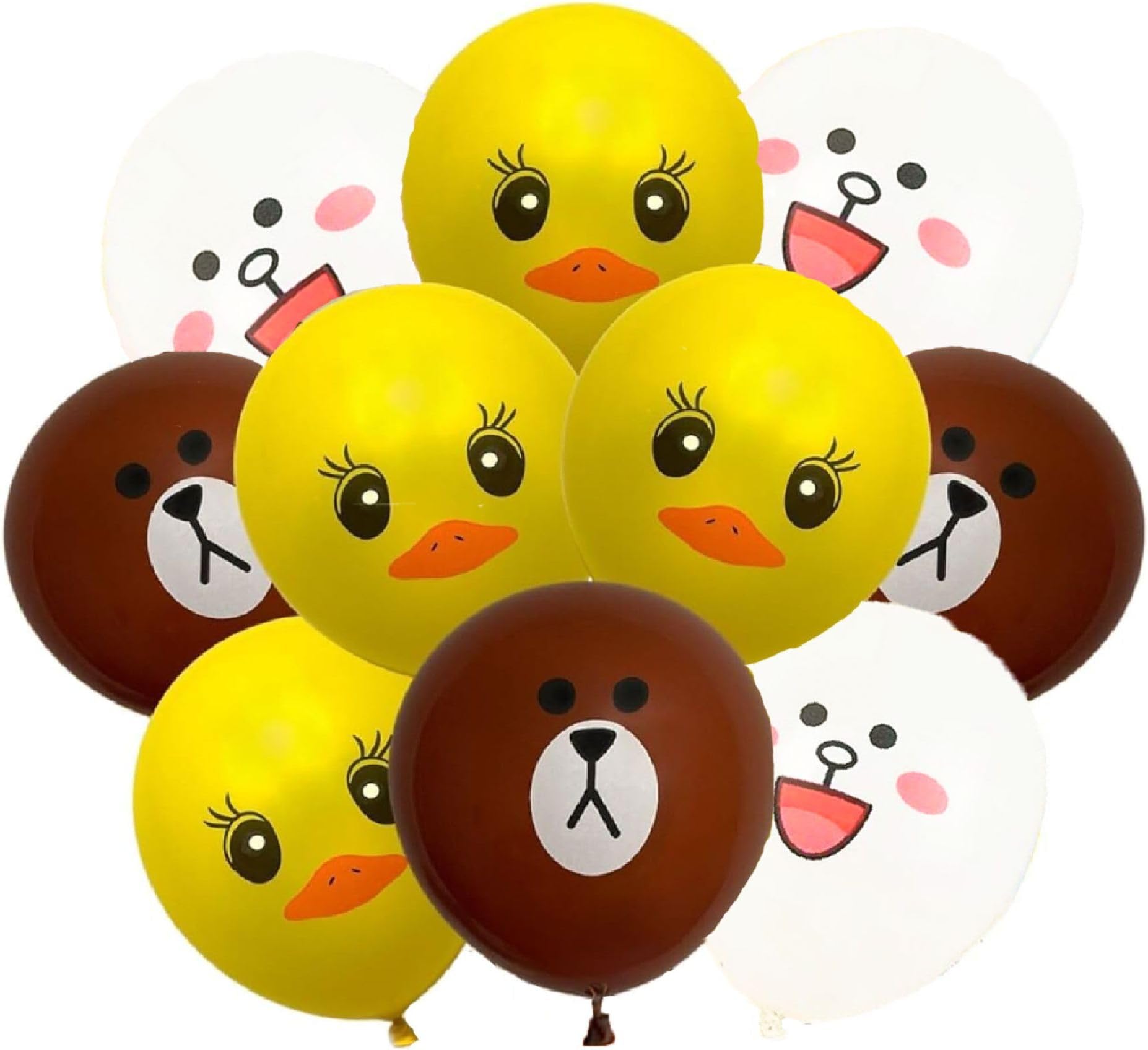 - MONKEYTAIL Printed Cartoon Theme Balloons | Set of 30 | Multi-Color 12 Inch Latex Balloons | Ideal for Carnivals, Birthday Parties, School Events