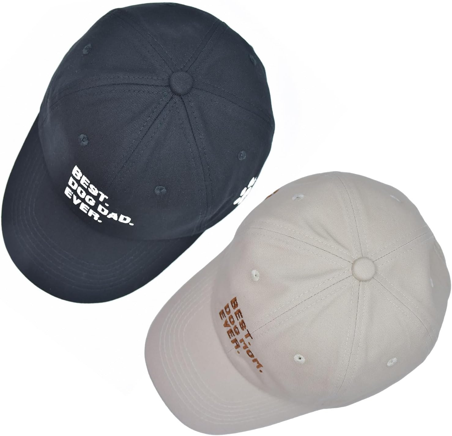 Best Dog Dad Ever Hat for Men Black Baseball Cap Gifts for Father's Day, Dad Birthday - Image 5