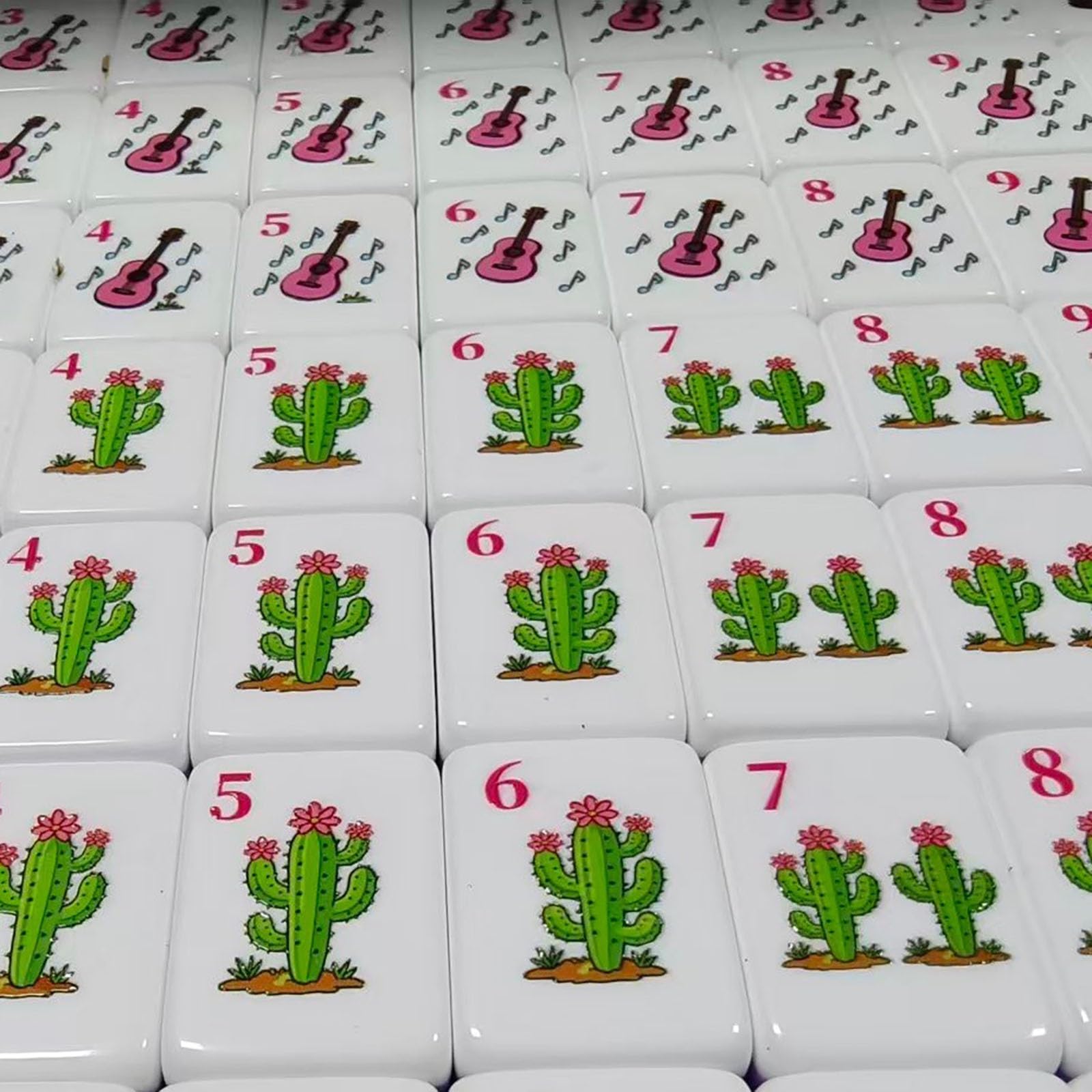 Set Mahjong occidentale, Set di tessere Mahjong americano