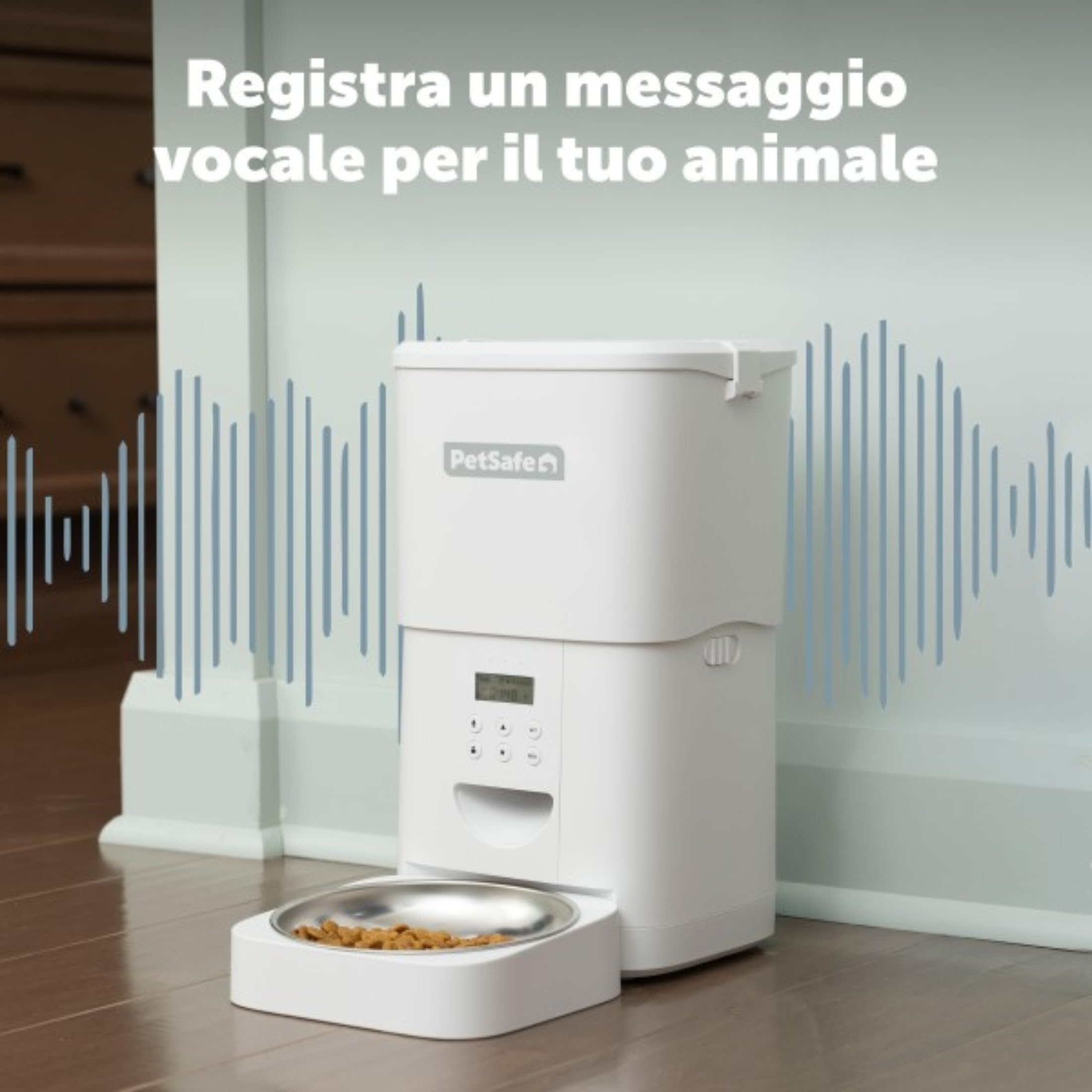PetSafe FlexFeed 2L – Distributore automatico di cibo per cani e gatti con timer e controllo porzioni