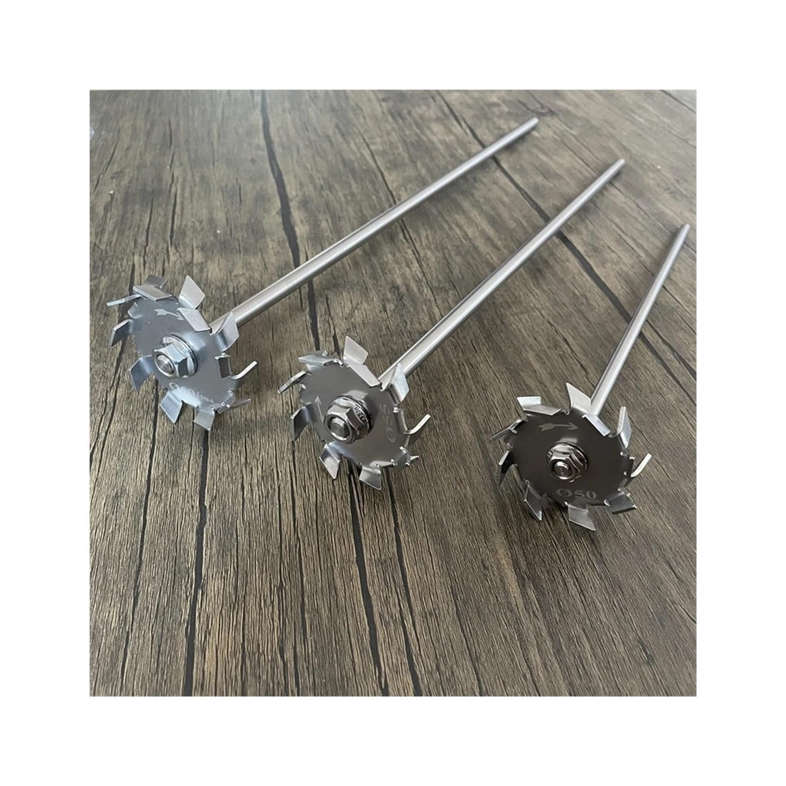łopatka mieszająca, 12 cm, 1 zestaw laboratoryjnego pręta mieszającego ze stali nierdzewne(12cm disk with rod)