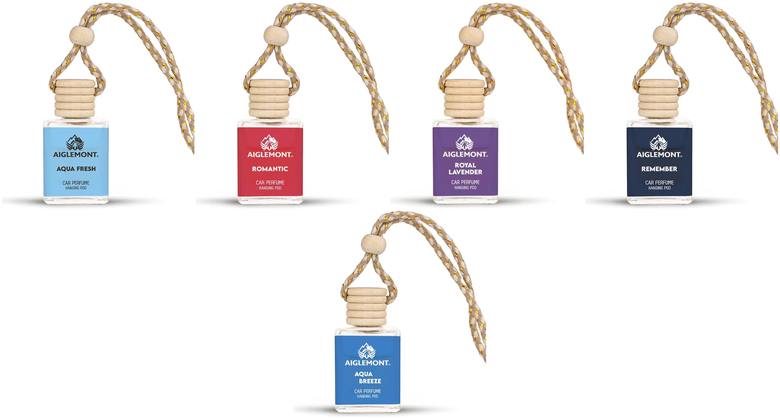 Car Perfumes combos | Aqua Fresh+ Romantic + Royal Lavender+ Royal Remember+ Aqua Breeze| Combo of 5 | 10 ml Each-image-30
