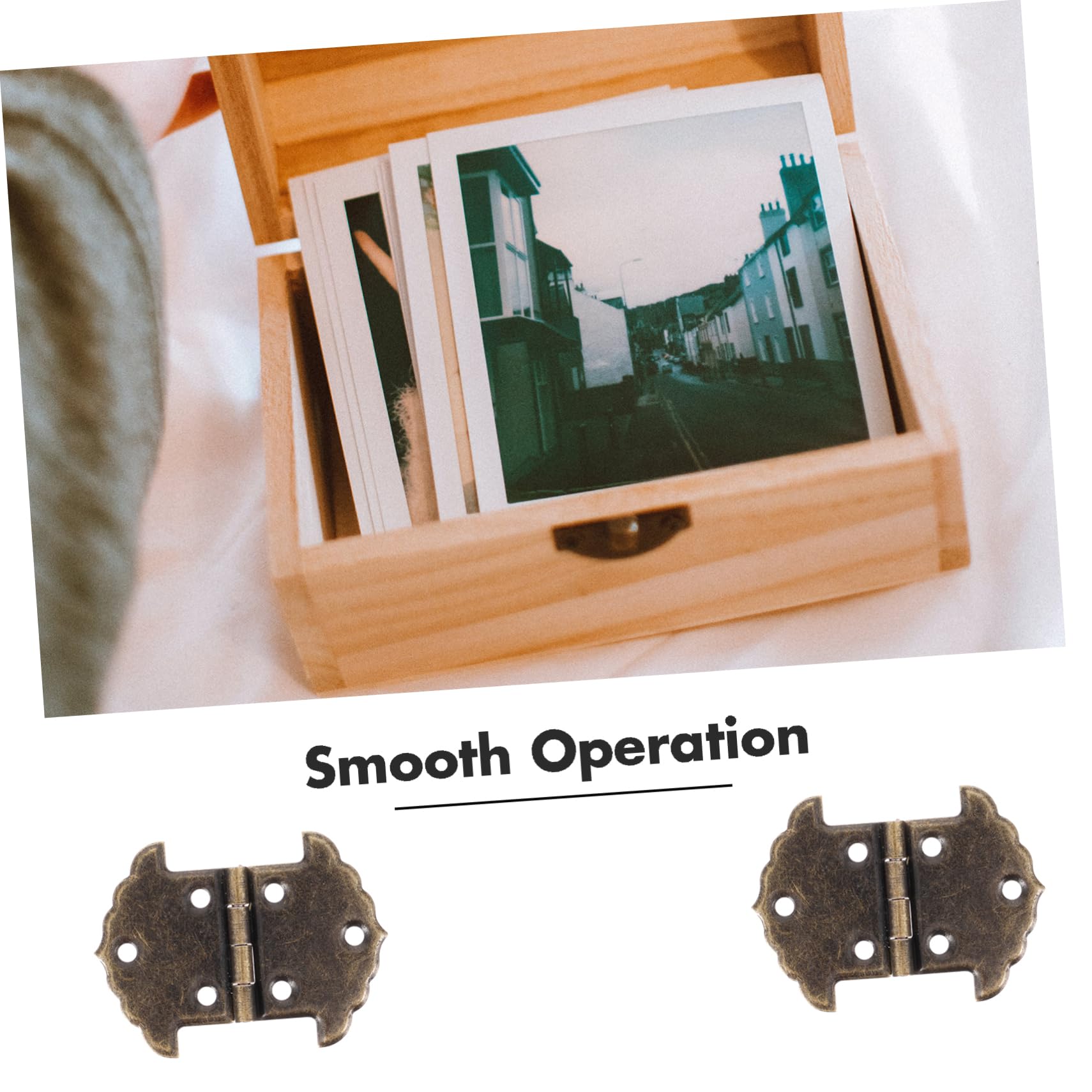 4 Set Cerniere Decorative Retro Per Scatole E Cerniere Piccole Per Progetti Da Te Per Scatole Vino E Armadi Design Antico E Resistente Facili Da Installare 20 Pezzi * 4