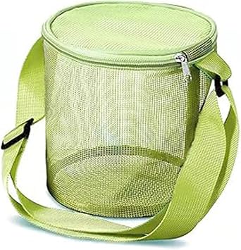 Beach Mesh Shell Bag, Seashell Collecting Bag for Storage Shell Collecting Fruit Vegetable Snacks or Toys