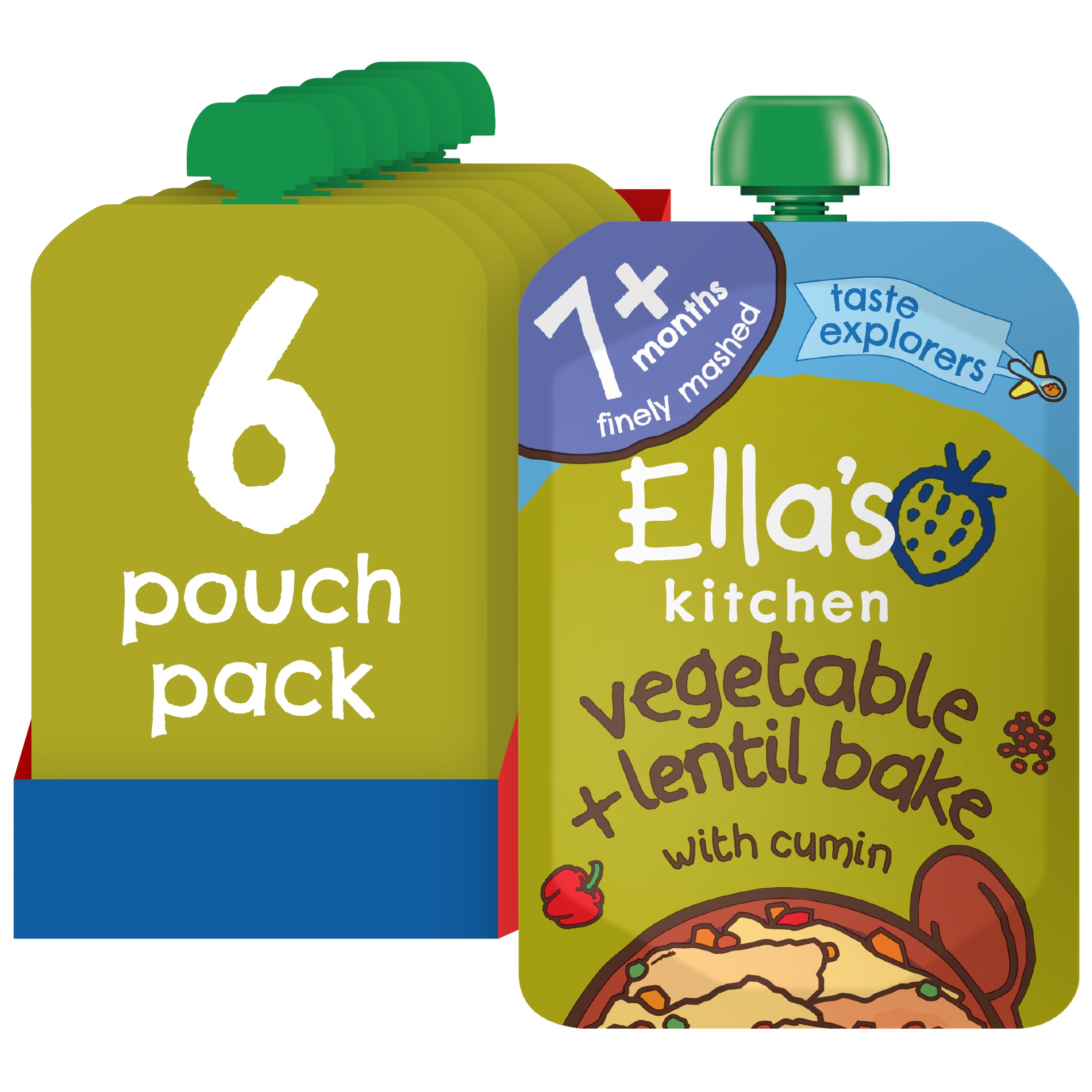 Sponsored Ad – Vegetable Bake Pouch, Stage 2 (7+ months), Pack of 6, 780g