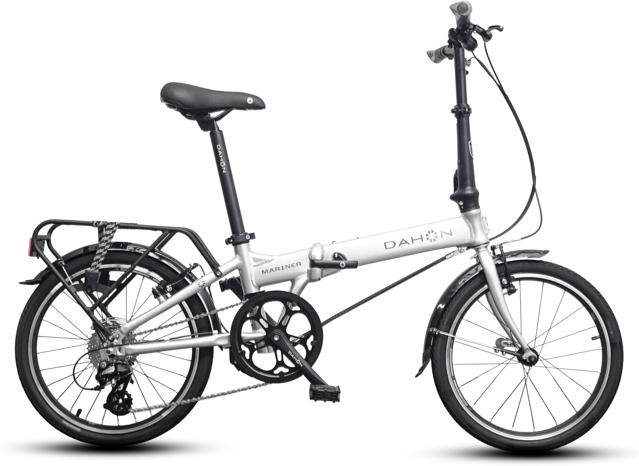 Mariner D8 Folding Bike (Brushed)