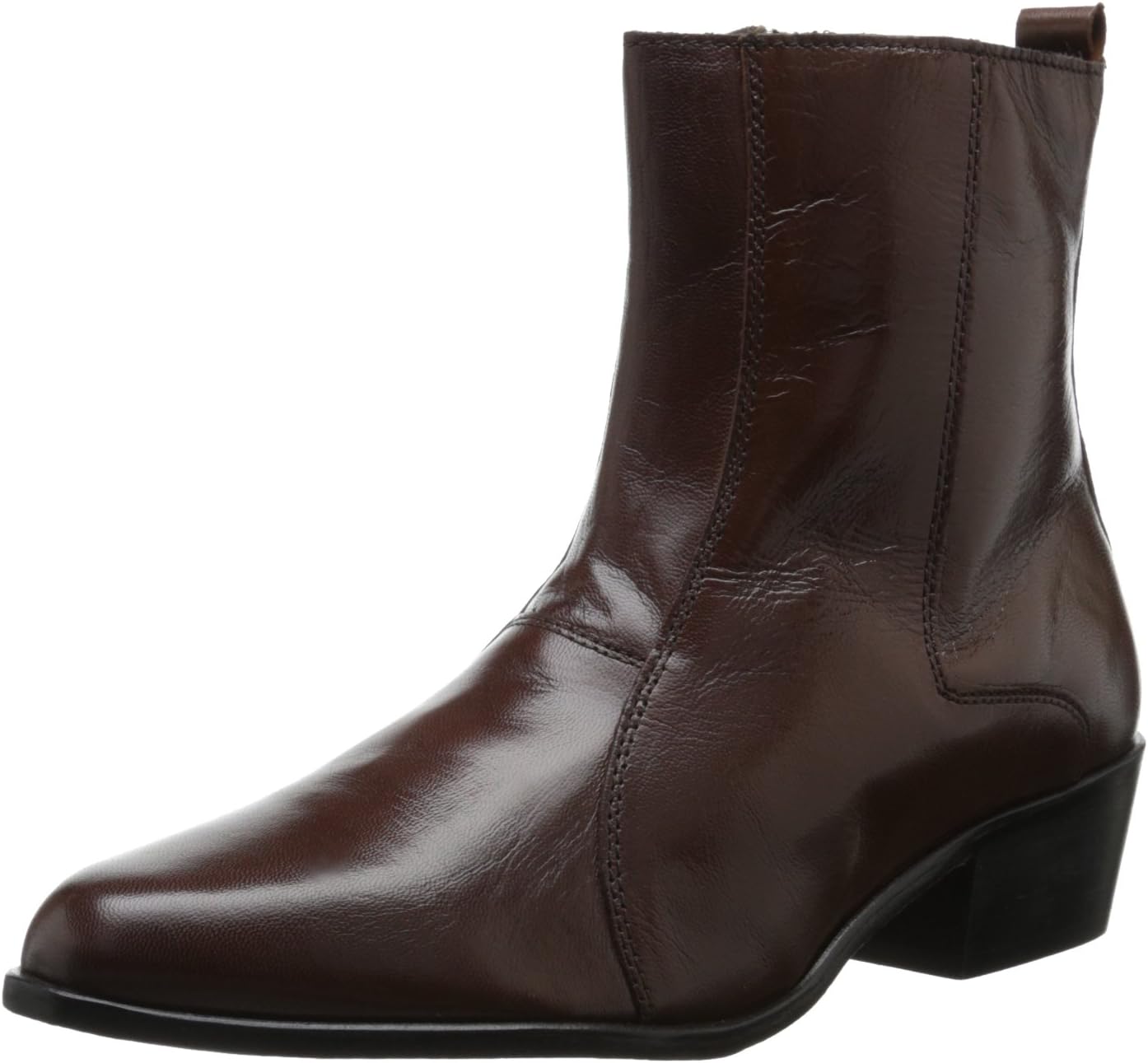 Men's Santos Plain-Toe Side Zipper Boot