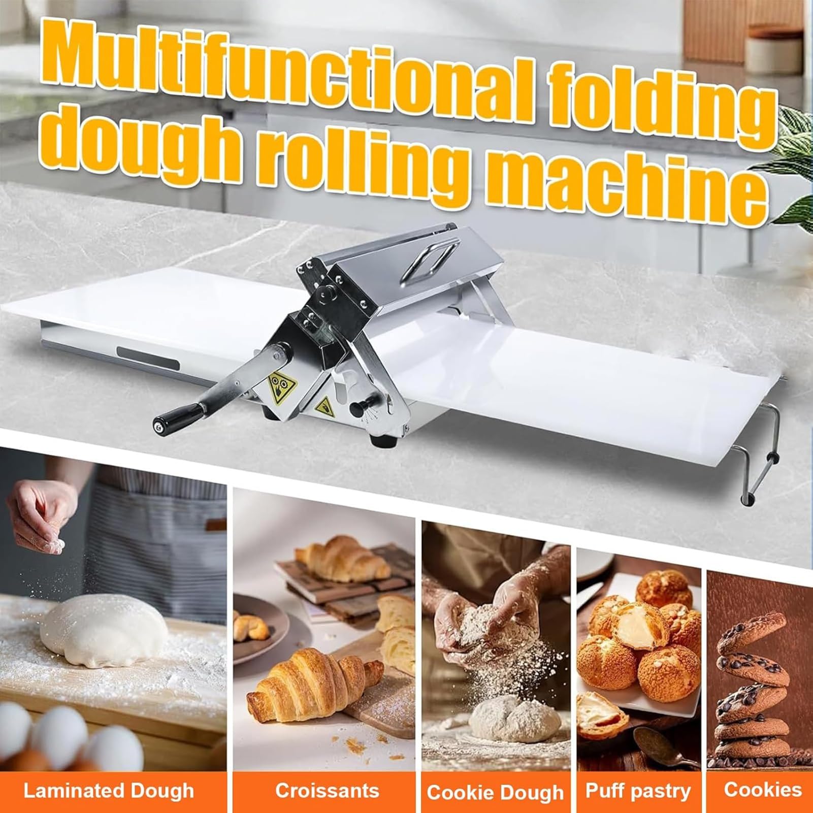Laminatoio for pasta pieghevole, sfogliatrice commerciale manuale