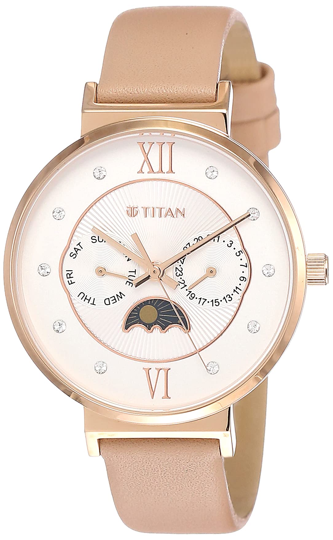Titan Women Metal Analog Silver Dial Watch-95144Wl01/Np95144Wl01, Band Color-Pink (B0987836Z8) Amazon Price History, Amazon Price Tracker