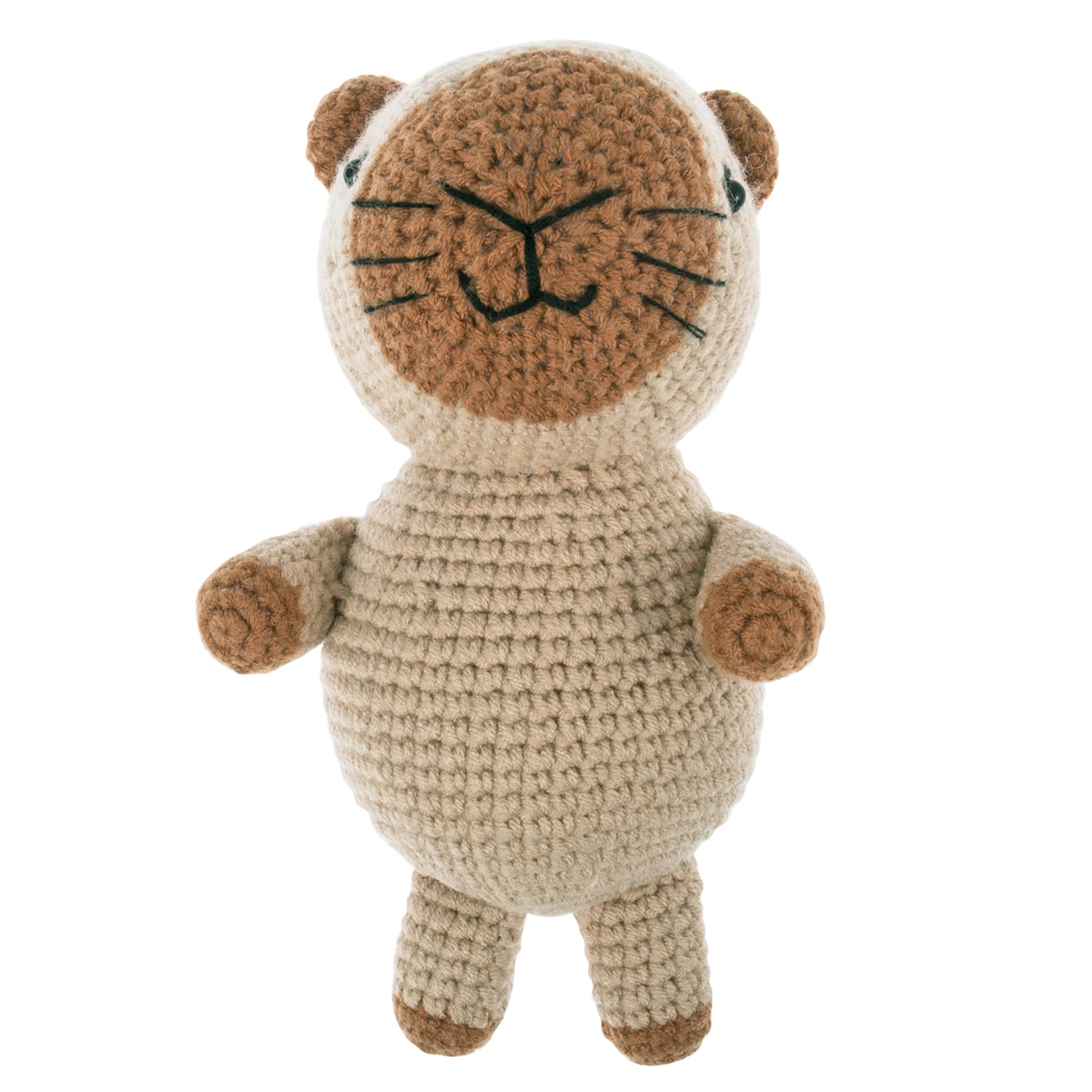 Trimits Amigurumi Crochet Capybara Kit (10 x 10.5 x 19cm) - with Yarn, Crochet Hook, Stitch Markers, Needle, Eyes, Filling and Instructions - Create This Fun Character.