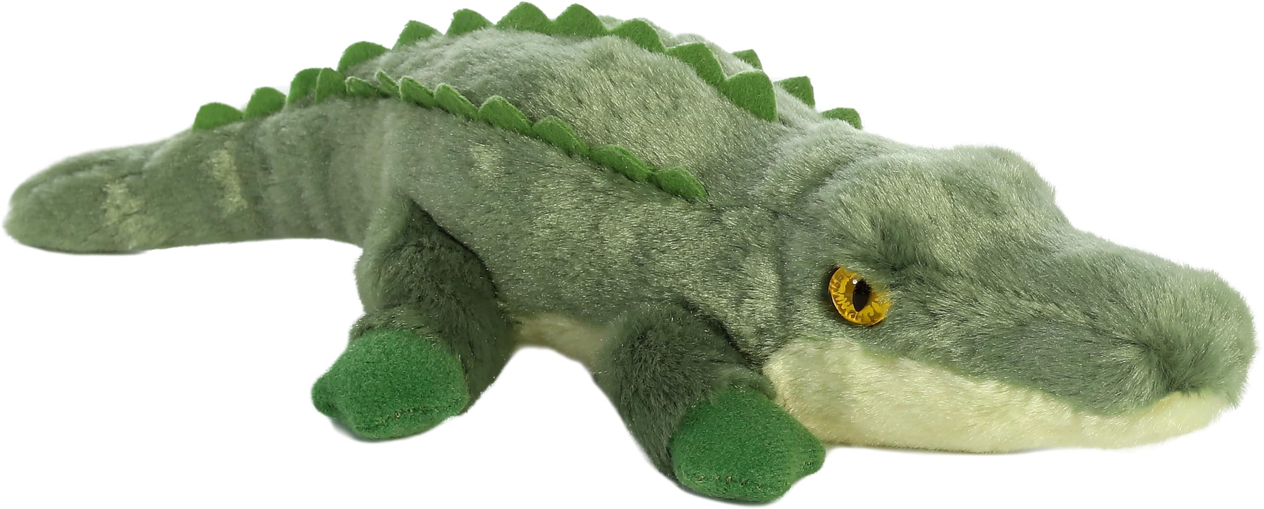 Aurora® Adorable Mini Flopsie™ Swampy™ Stuffed Animal - Mini Companions Ready for Playful Adventures - for Kids All Ages, Toddlers, Adults, and Families - Green 10 Inches
