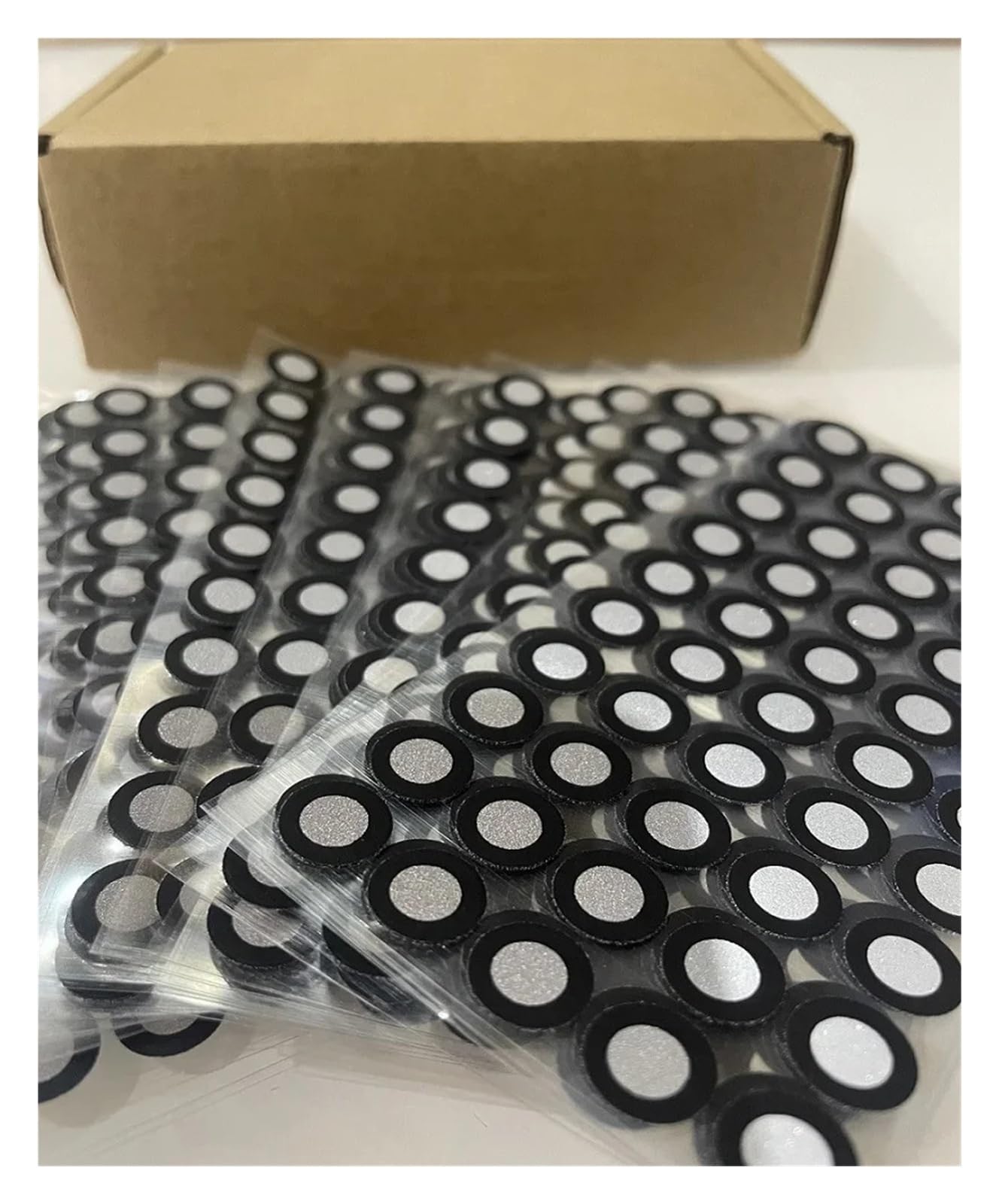 1000 marcatori di riflessione a punti for fotogrammetria, ad alta, target for scanner 3D for una scansione più semplice Per una rapida identificazione(Magnetic 3x6)