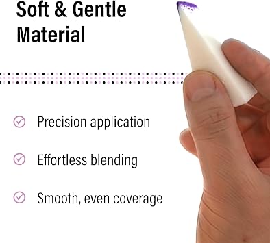 Artist's Choice Paint Sponge Wedges, Angled Foam Applicators, 100 Pack
