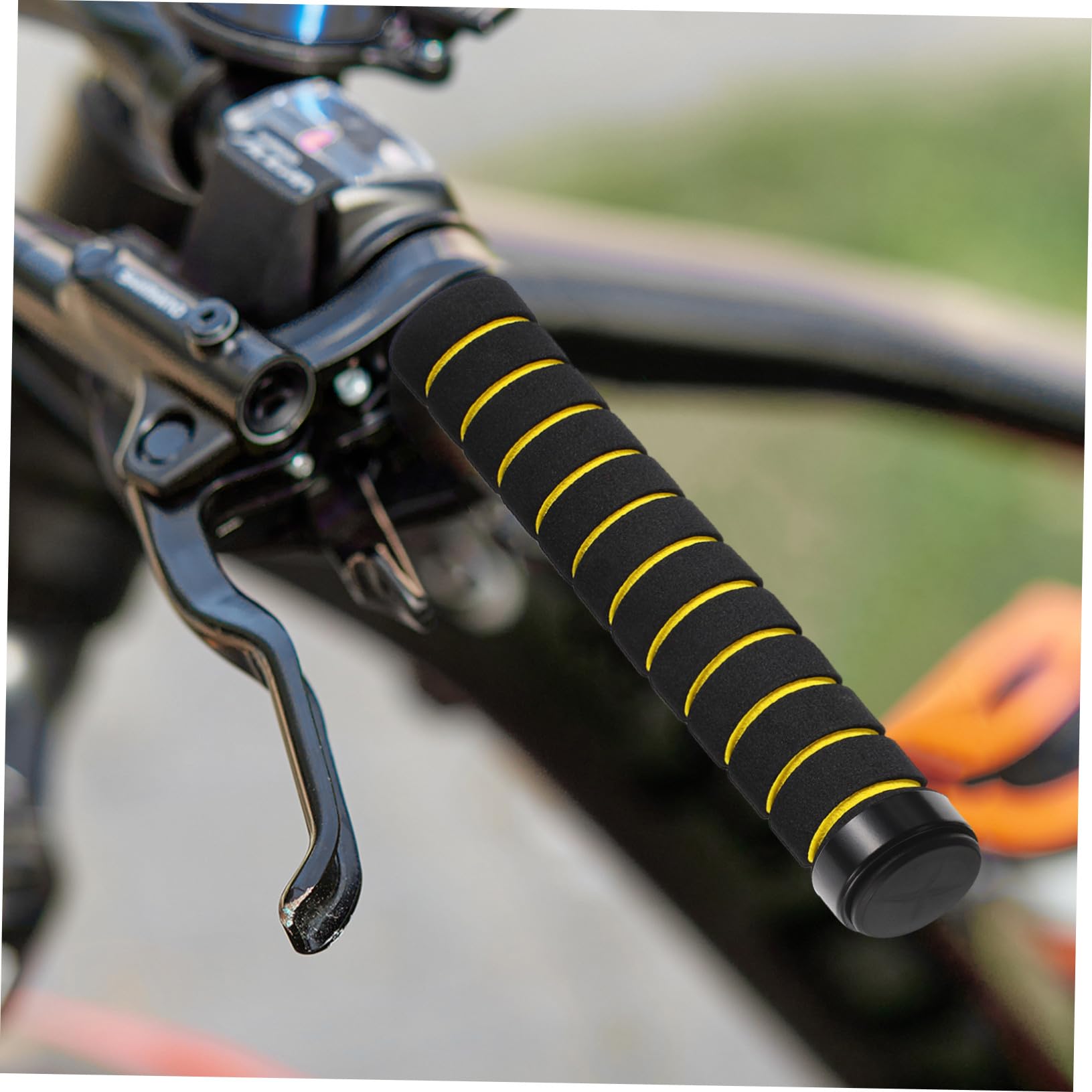 Didiseaon 4 Paires Poignées de Guidon Éponge Antidérapantes pour Vélo de Montagne Route et Trottinette Électrique Accessoires Confortables et Résistants Aux Intempéries Améliorant la