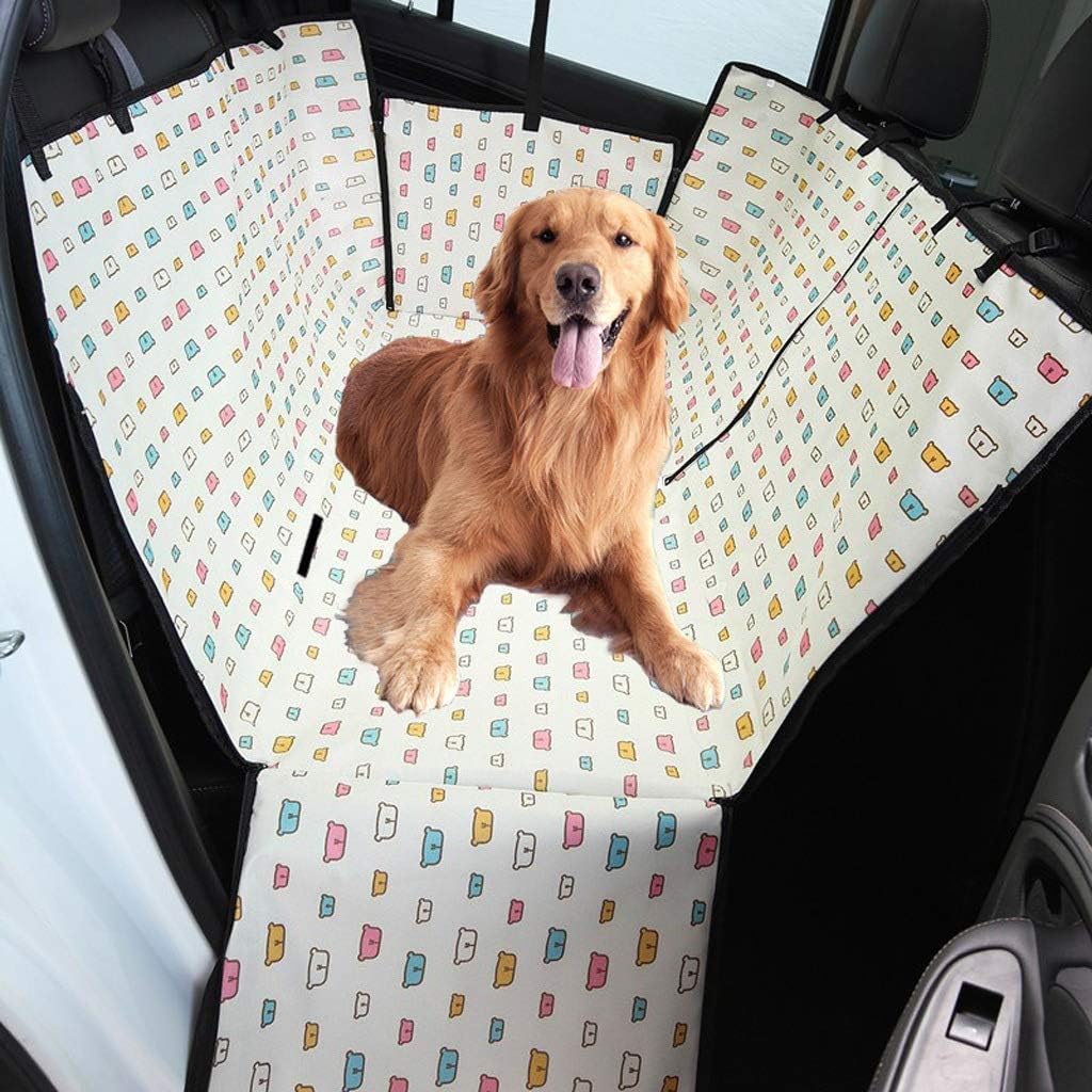 dog car seat cover waterproof & hammock convertible