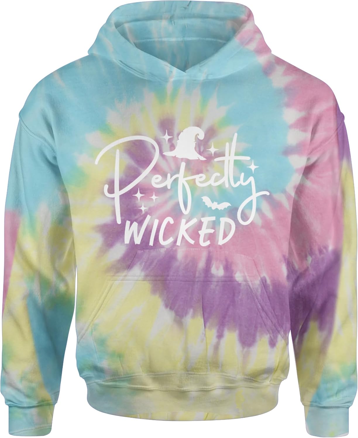 Perfectly Wicked Witchy Halloween Youth-Sized Hoodie, Soft Fleece, Graphic Design