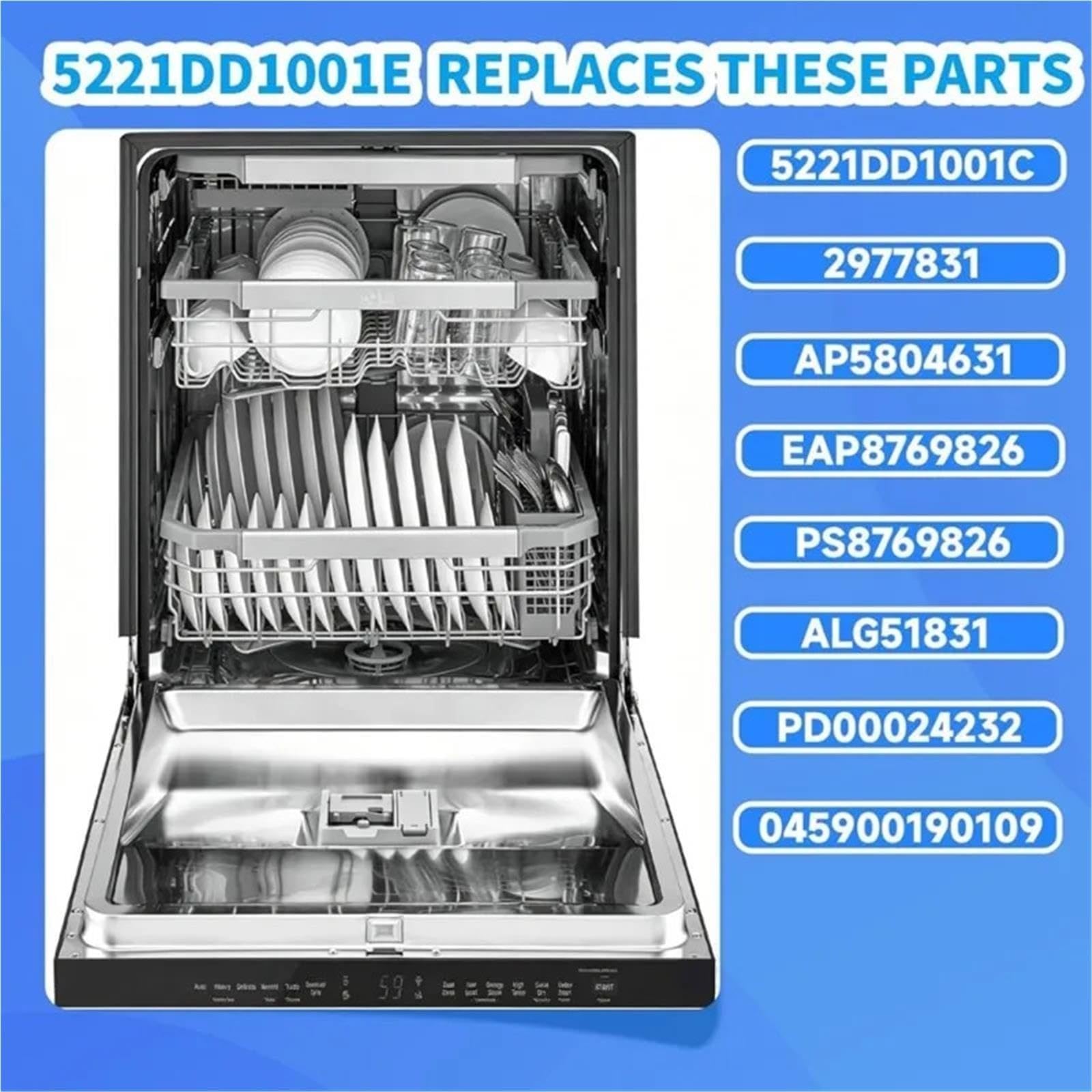Valvola Carico Lavastoviglie 5221DD1001E, Compatibile Per LG LDP6797ST