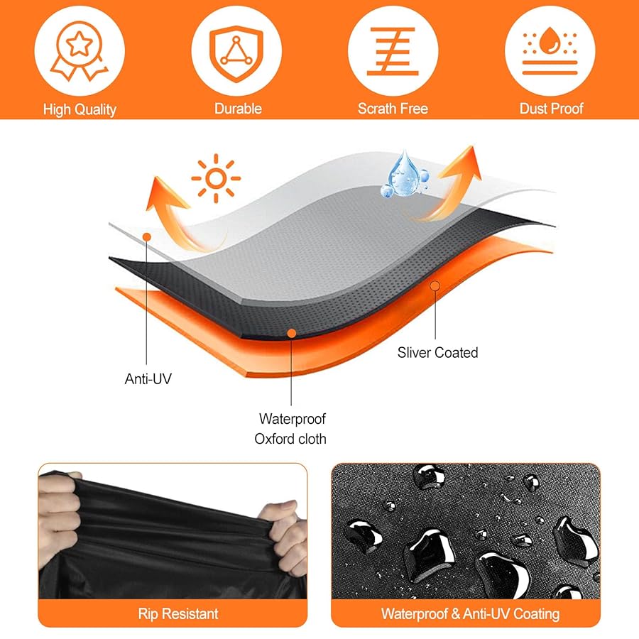 Waterproof Griddle Storage Bag for 300 Series & Flat Top Griddle, Durable Grill Protective Cover Bag for Outdoor & Indoor, Easy to Use, 26" L x 19" W x 2" H, Black - image 5