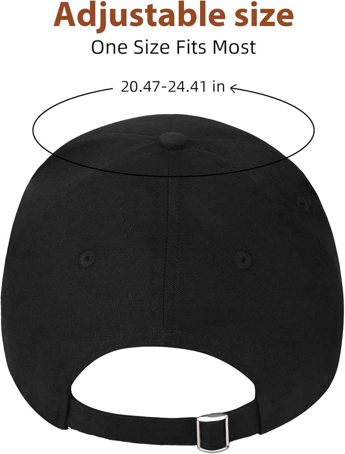 Unisex Lion Embroidery Fashion Baseball Cap with Adjustable Structure Cotton Cap Black - Image 6