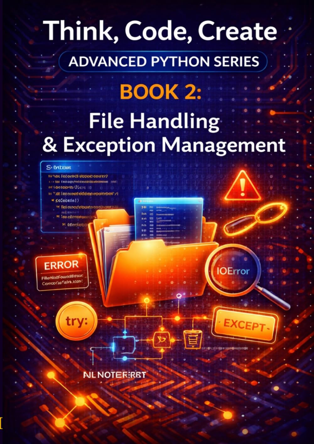 File Handling & Exception Management: Read, write, and manage data files; handle errors gracefully in real-world programs (Think, Code, Create - Advanced Python Programming)