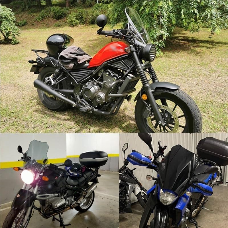 Déflecteur vent pare-brise réglable universel pour moto MT07 MT09 CB1000R