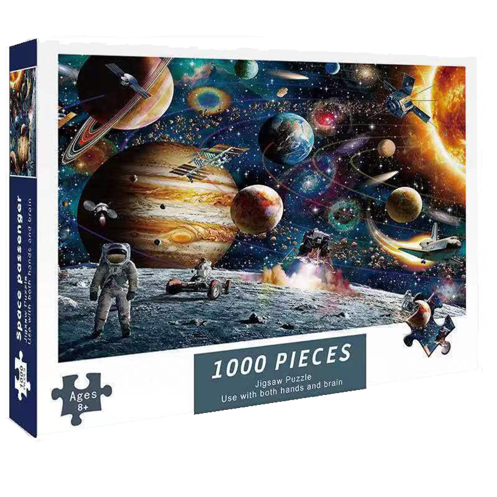 Tuzsocr Jigsaw Puzzles 1000 Pieces for Adults,Family Activity Jigsaw Puzzles Educational Games,for Adults & Kids Age 12 Years Up (Space Walk)
