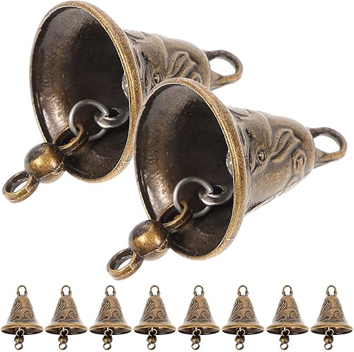 Miniatura 2 de MAGICLULU 11pcs mini cascabeles decorativos campanas colgantes árbol de Navidad para decoración del festival de Navidad