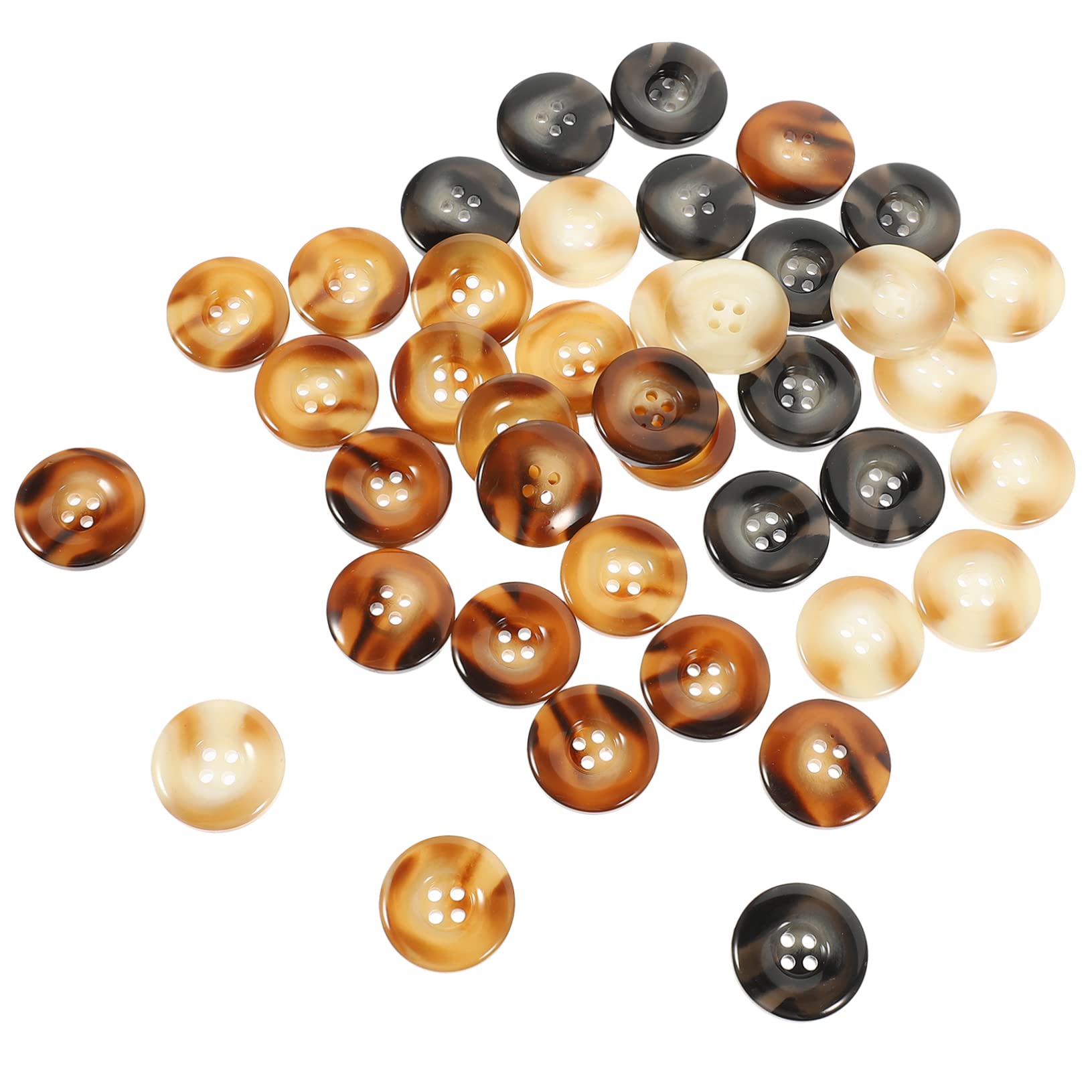 SHINEOFI 3 Set Di Bottoni Squisiti Per Abbigliamento Bottoni Da Cucito Fatti A Mano Kit Di Moda Decorativo E Versatile 40 Pezzi * 3