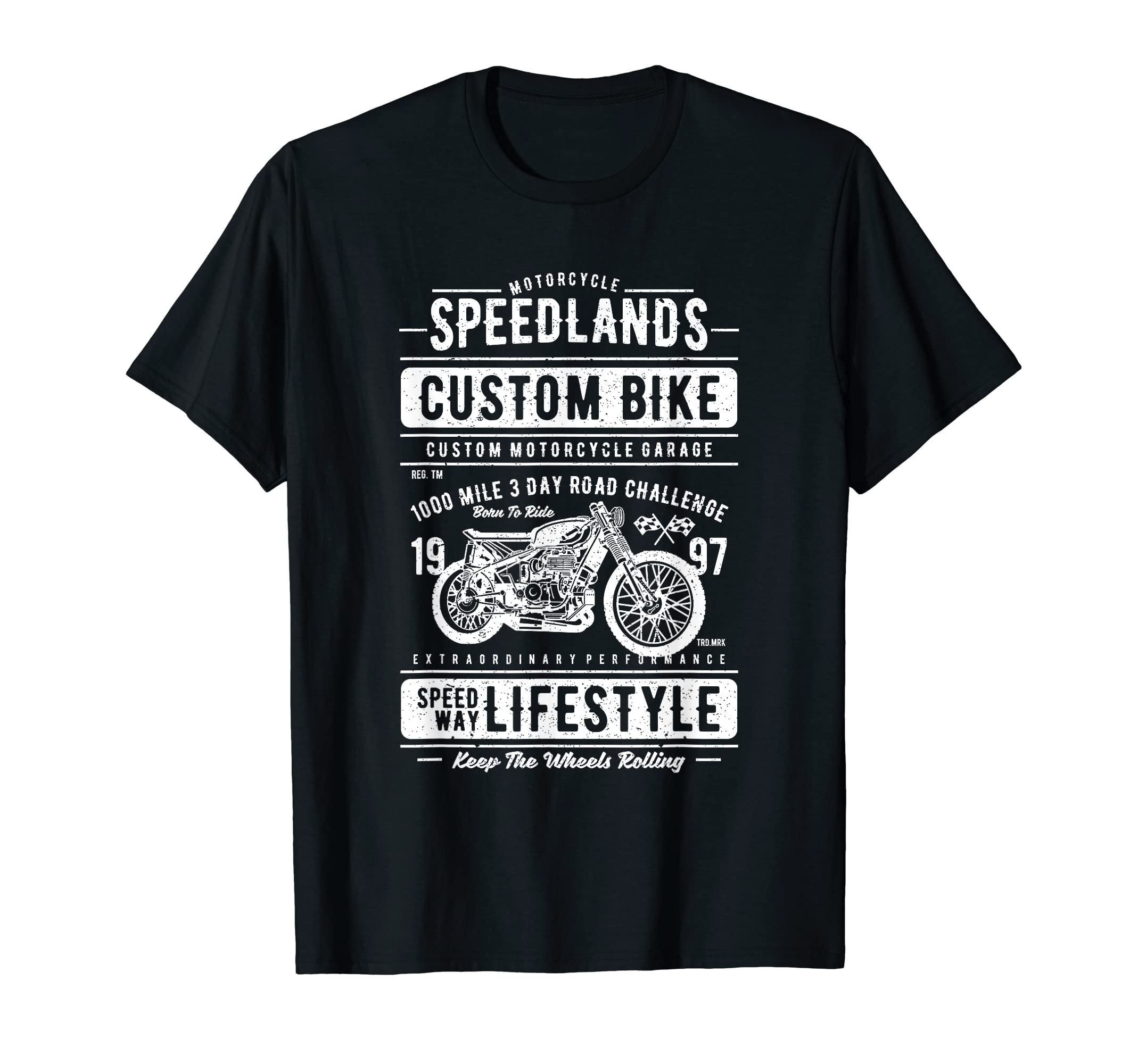 Speedlands Custom Bike - motorcyclists and bikers T-Shirt